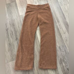 PINK Victoria's Secret Sherpa Brown Sweatpants